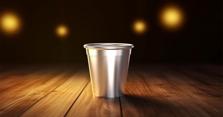 Disposable Aluminum Cups - Eco-Friendly Party Solution