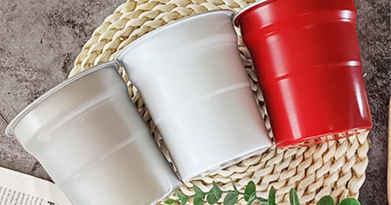 Colorful Aluminum Cups