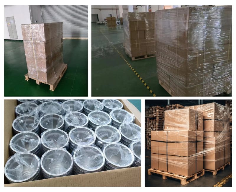 Secure Packaging and Deliver aluminum cups