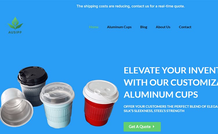 Alusipper Aluminum Cups