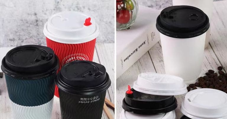 custom aluminum cup plastic lid