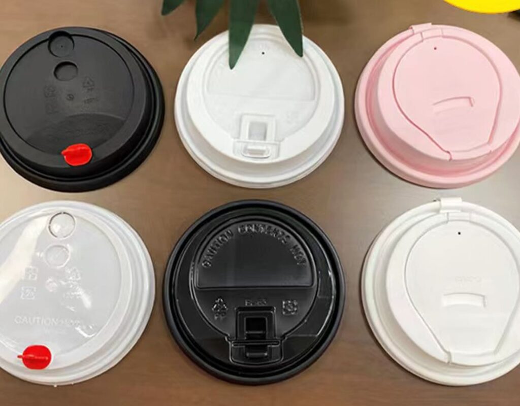 plastic lid for aluminum cups
