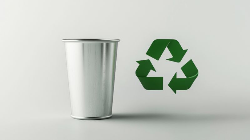customizable recyclable aluminum cups