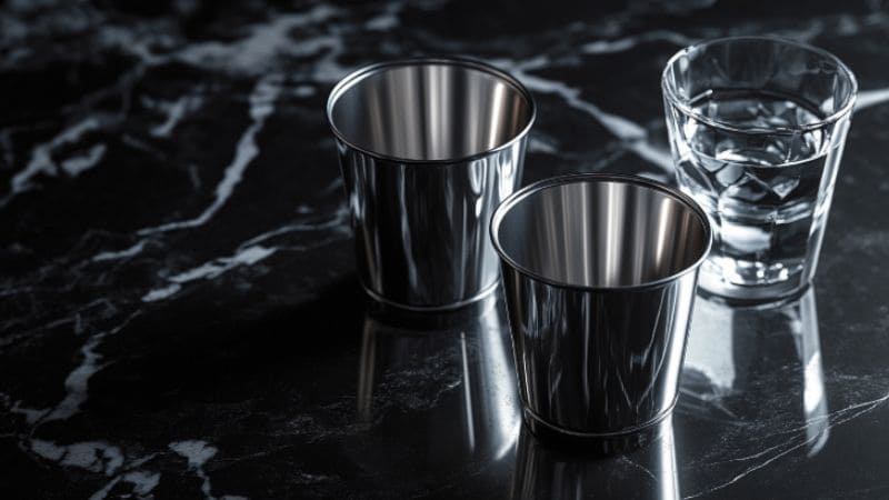 difference with glass cup and aluminum cup