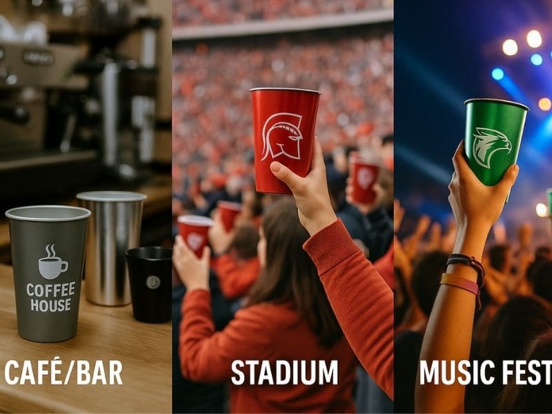 brand impact zones where aluminum cups shine